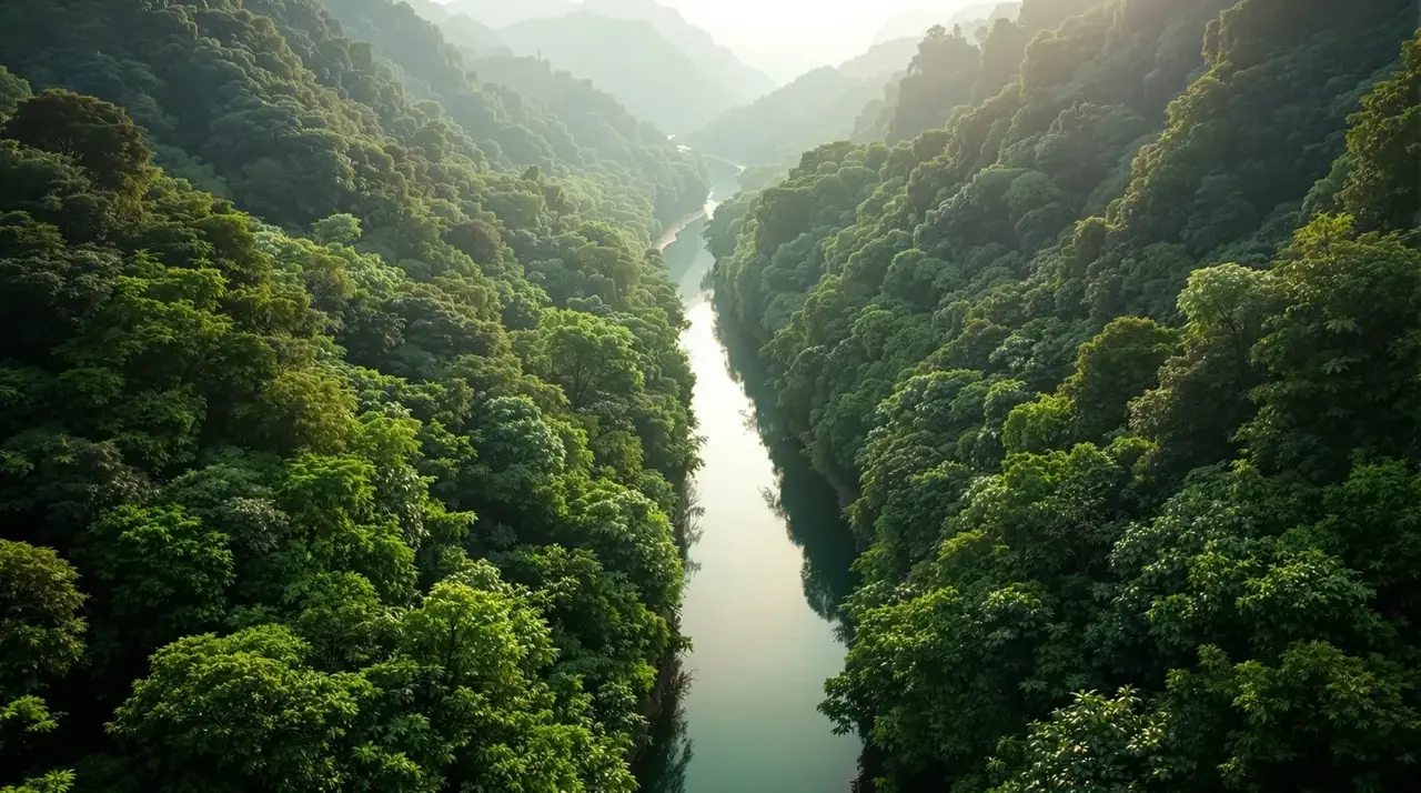 地球深呼吸 高清横幅海报